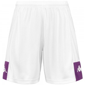 Men Kappa 4 Football Daggo Shorts White | QU2798106