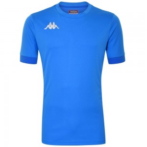 Men Kappa 4 Football Dervio Jersey Blue | SX3701842