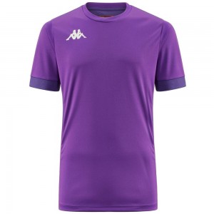 Men Kappa 4 Football Dervio Jersey Purple | DI8576921