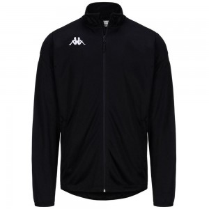 Men Kappa 4 Football Dolvio Jacket Black | OK7231058