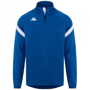 Men Kappa 4 Football Dolvole Sweater Blue | JI2406319