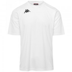 Men Kappa 4 Football Dovo Jersey White | BO0746591