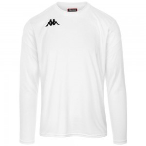 Men Kappa 4 Football Dovol Jersey White | VZ9621375