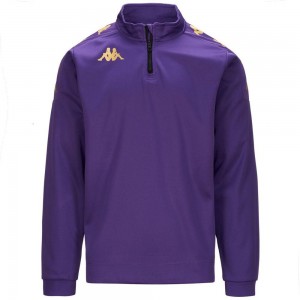 Men Kappa 4 Football Gassolo Sweater Purple | PR1268079