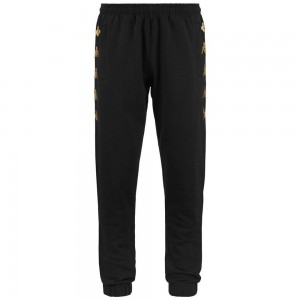 Men Kappa 4 Football Gaudo Pants Black | CB0912735