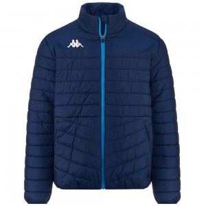 Men Kappa 4 Football Narsecot Jacket Blue | MG3410267