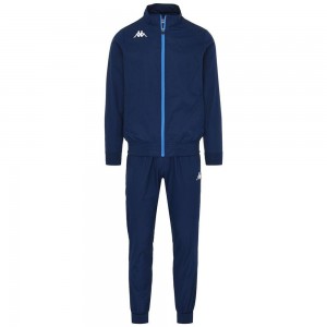 Men Kappa 4 Football Nasteco Tracksuit Blue | IU6372804