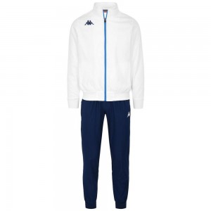 Men Kappa 4 Football Nasteco Tracksuit White | WN7819023