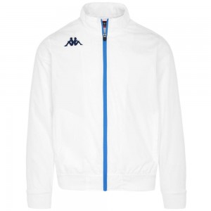 Men Kappa 4 Football Nastecofle Jacket White | ZO3481072