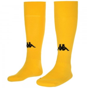 Men Kappa 4 Football Penao 3pack Socks Yellow | SC9581426