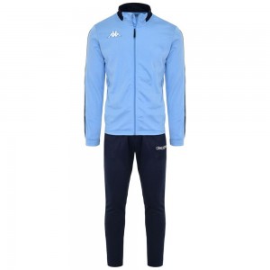 Men Kappa 4 Football Salcito Tracksuit Blue | BI0739845