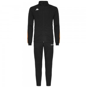 Men Kappa 4 Football Salcito Tracksuit Black | PE6184235