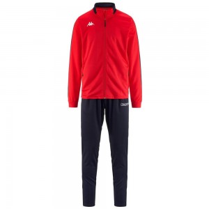 Men Kappa 4 Football Salcito Tracksuit Red | EJ6107935