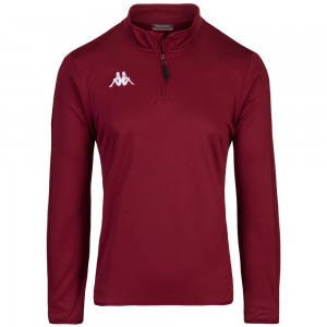 Men Kappa 4 Football Tavole Sweater Red | XU6315829