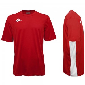 Men Kappa 4 Football Wenet Jersey Red | UY2187435