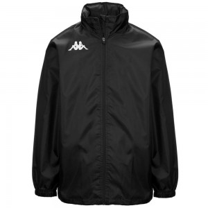 Men Kappa 4 Football Wister Jacket Black | BY9470152