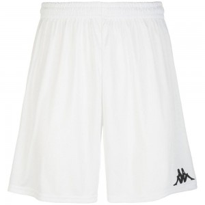 Men Kappa 4 Football Wusis Shorts White | CQ5026874