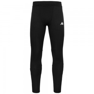 Men Kappa 4 Running Liveri Pants Black | AO1529438