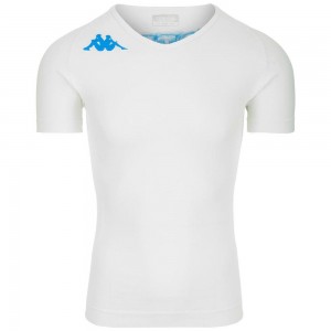 Men Kappa 4 Skin Kombat Nartv T-Shirt White | LE9136052