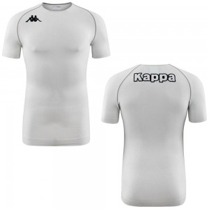 Men Kappa 4 Skin Kombat Zart 2 T-Shirt Grey | PV0612438