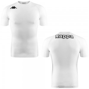 Men Kappa 4 Skin Kombat Zart 2 T-Shirt White | JK8531097