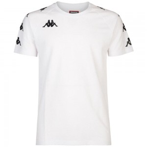 Men Kappa 4 Soccer Ancone T-Shirt White | MV2308471