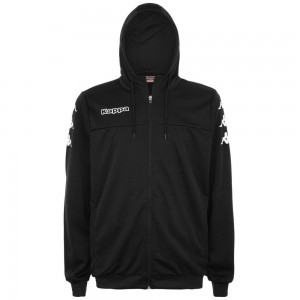 Men Kappa 4 Soccer Bivarov Hoodie Black | FJ4350976