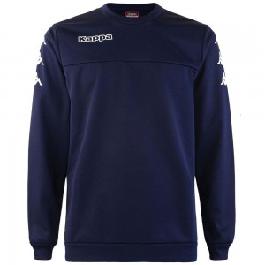 Men Kappa 4 Soccer Boup Sweater Navy | AW0169527