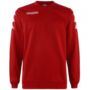 Men Kappa 4 Soccer Boup Sweater Red | FO1950487