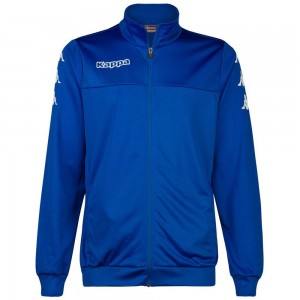 Men Kappa 4 Soccer Bouvil Jacket Blue | QT9284165