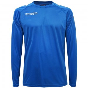 Men Kappa 4 Soccer Cinanda Jersey Blue | JZ8631924