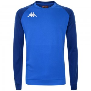 Men Kappa 4 Soccer Parme Sweater Blue | HB1258904