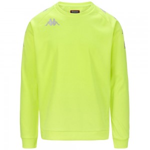 Men Kappa 4 Soccer Parme Sweater Green | DZ6147805