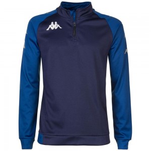 Men Kappa 4 Soccer Trieste Sweater Navy | AT2869301