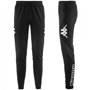 Men Kappa 4 Soccer Viello Pants Black | LE3279518