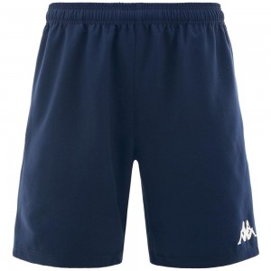 Men Kappa 4 Training Bajo Shorts Navy | EW7185346