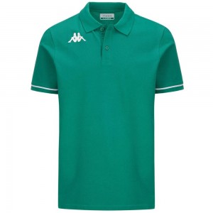 Men Kappa 4 Training Barli Polo Shirt Green | VL5074861