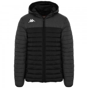 Men Kappa 4 Training Lamezio Jacket Black | LX8241607