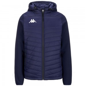 Men Kappa 4 Training Odolon Jacket Navy | EL9843602