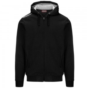 Men Kappa 4 Training Wescor Hoodie Black | XA0314589