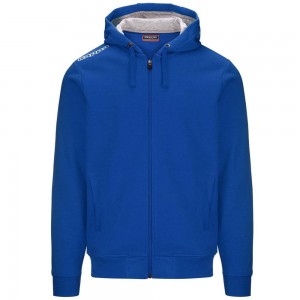 Men Kappa 4 Training Wescor Hoodie Blue | WQ3754180