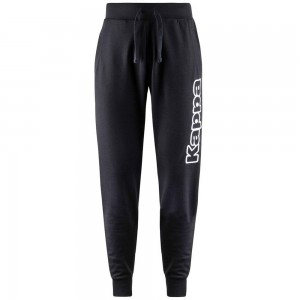 Men Kappa 4 Training Wincy Pants Black | XY7591360