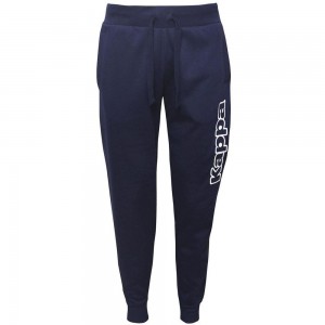 Men Kappa 4 Training Wincy Pants Navy | BL2086759