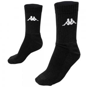 Men Kappa 4 Volley Pauap 1pack Socks Black | VB9526187