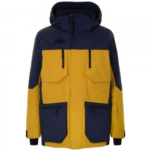 Men Kappa 5 Cento 501 Jacket Yellow | JO9527801