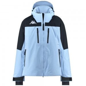 Men Kappa 6 Cento 611p Jacket Blue | GI5261304