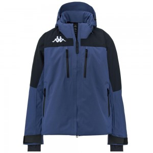 Men Kappa 6 Cento 611p Jacket Blue | SN4876032