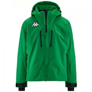 Men Kappa 6 Cento 611p Jacket Green | IA6150432