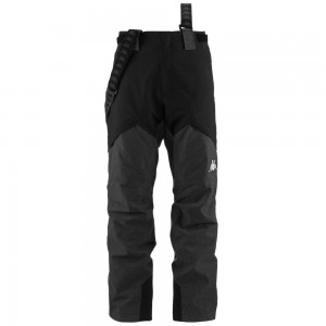 Men Kappa 6 Cento 622fzw Pants Black | CT5139740