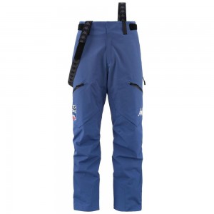 Men Kappa 6 Cento 622g Hz Us Pants Blue | ZF2789154